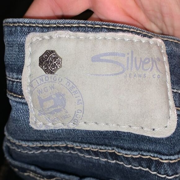 Silver Jeans Aiko Women’s Straight Jeans Size W28 (30x23) Blue - Picture 8 of 8